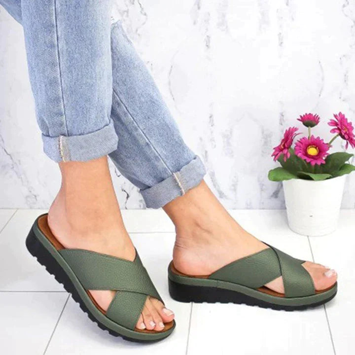 Women's Soft Touch Cozy Slippers | Comfortable Closed-Toe Slip-On Footwear-Mykonostore-Green-5-Mykonostore
