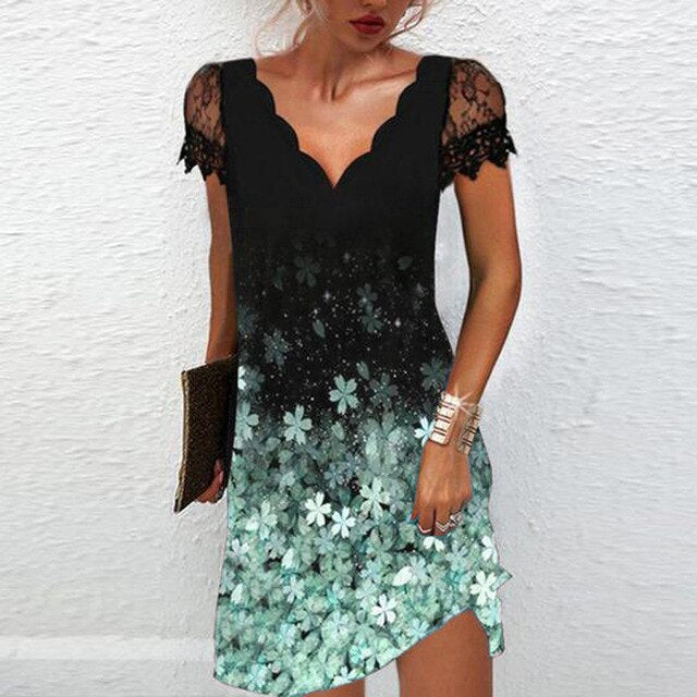 Women's Soft-Touch Structured Dress | Elegant Defined Silhouette with Intricate Accents-Mykonostore-Sea Green-S-Mykonostore