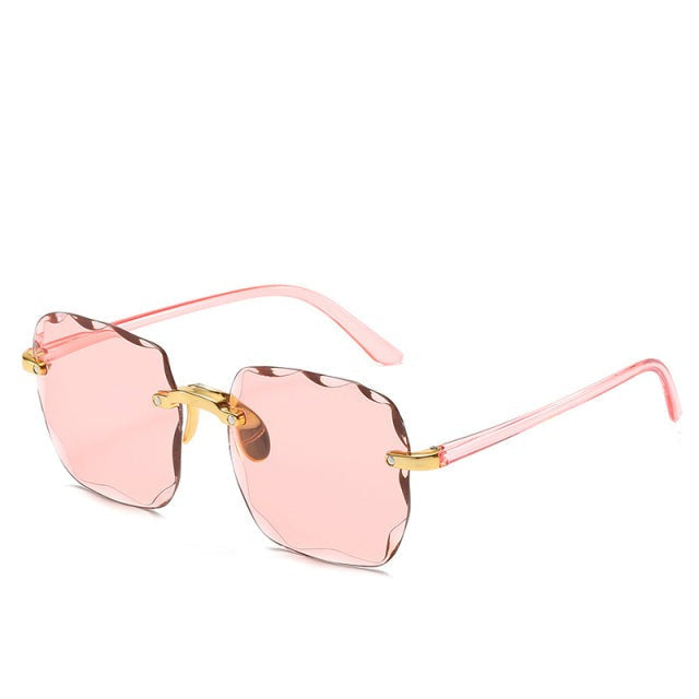 Women's Stylish UV400 Sunglasses | Elegant Lightweight Summer Shades-Mykonostore-Light Pink-Mykonostore