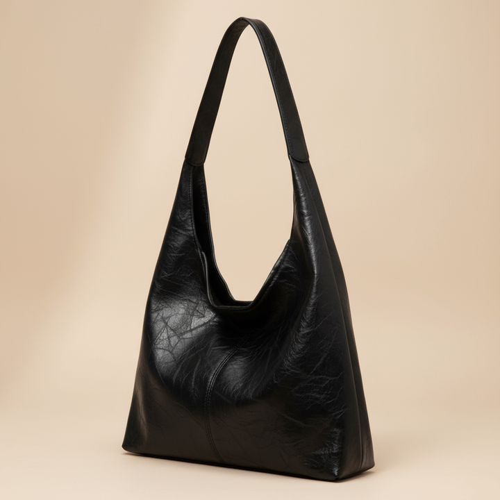 Women's Vintage-Inspired Shoulder Bag | Spacious and Practical Everyday Tote-Handtaschen-Mykonostore-Black-Mykonostore