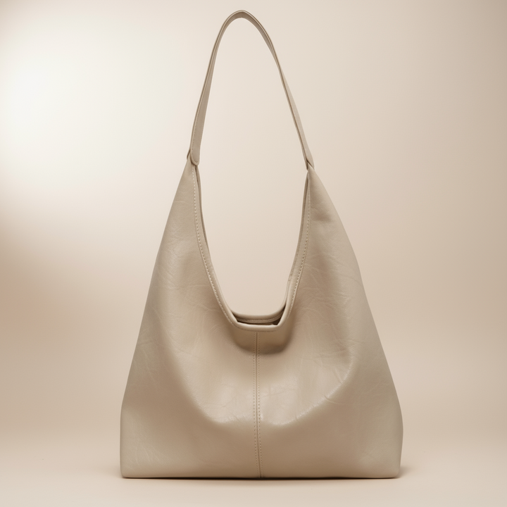 Women's Vintage-Inspired Shoulder Bag | Spacious and Practical Everyday Tote-Handtaschen-Mykonostore-Cream-Mykonostore