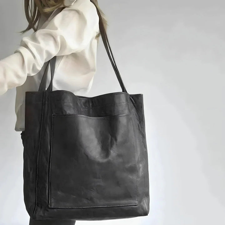 Women's Vintage Leather Handbag | Elegant Soft-Touch Suede Lining-Mykonostore-Mykonostore