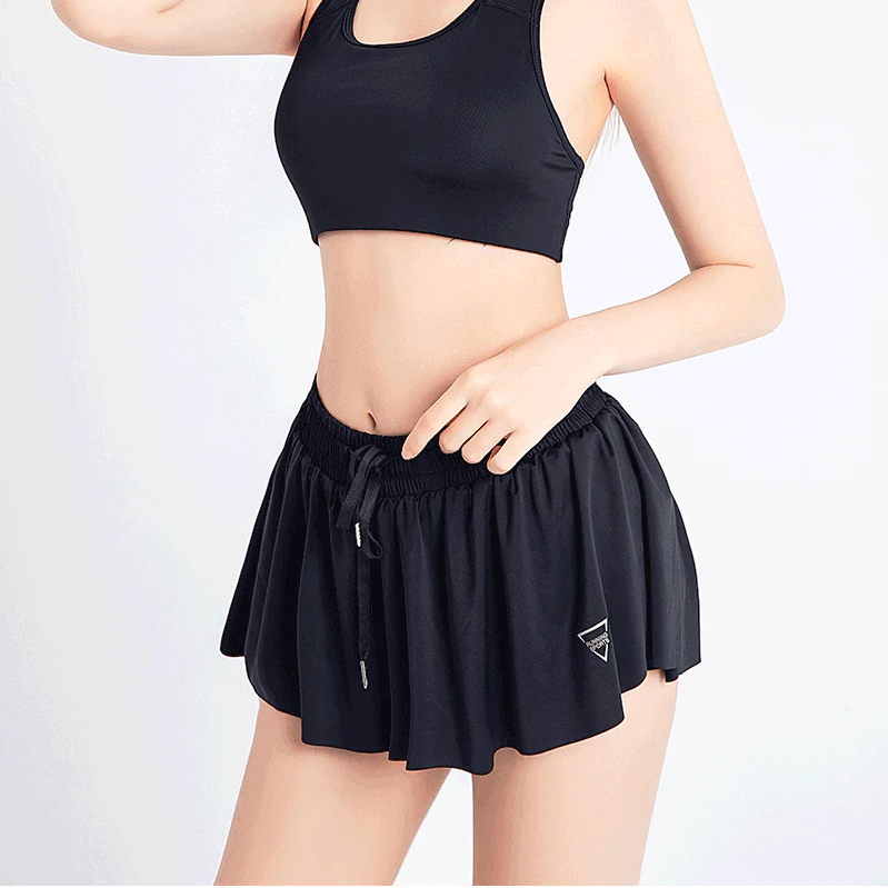 Womens's Breathable Tennis Shorts | Stylish Dual-Layer Design-Mykonostore-Mykonostore
