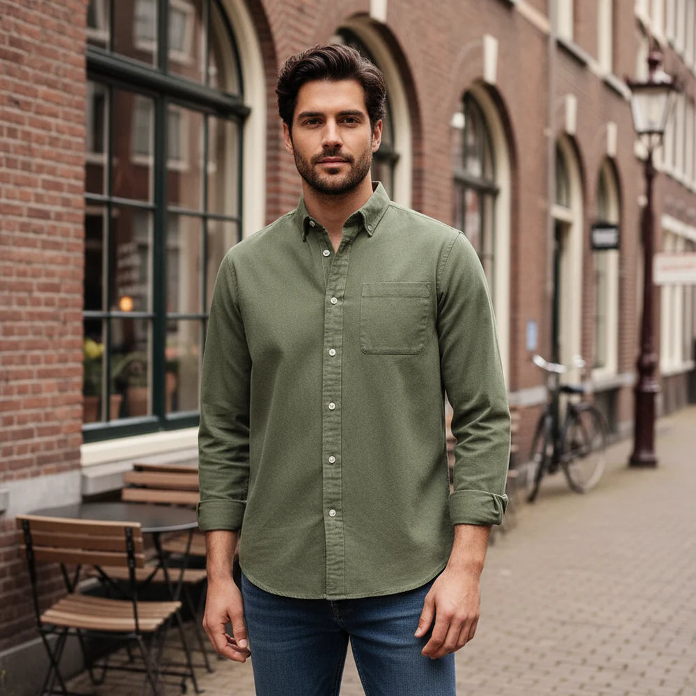 Luca – Heren Overhemd | Tijdloze Klassieke Snit voor Comfort en Stijl - 2