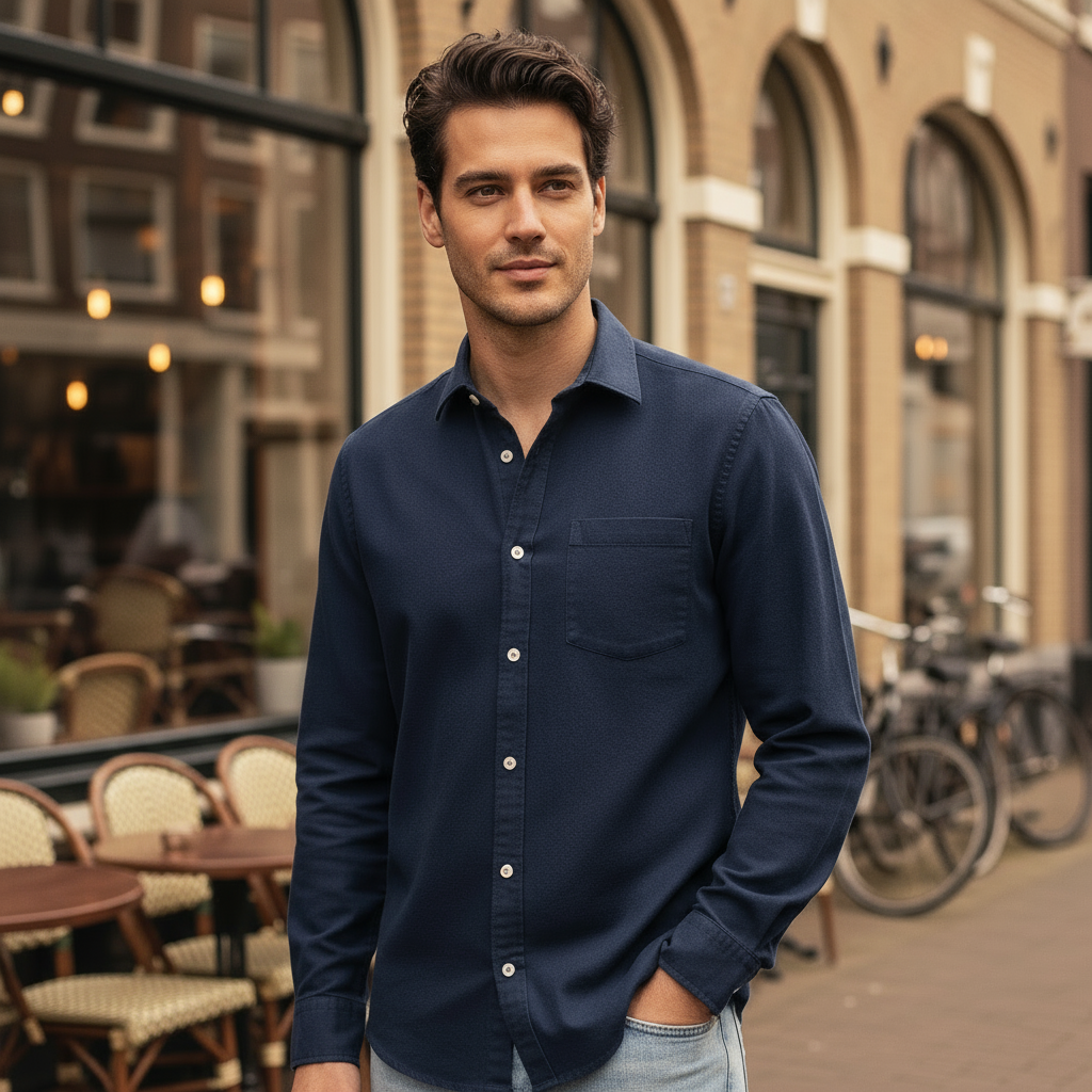 Luca – Heren Overhemd | Tijdloze Klassieke Snit voor Comfort en Stijl - 1