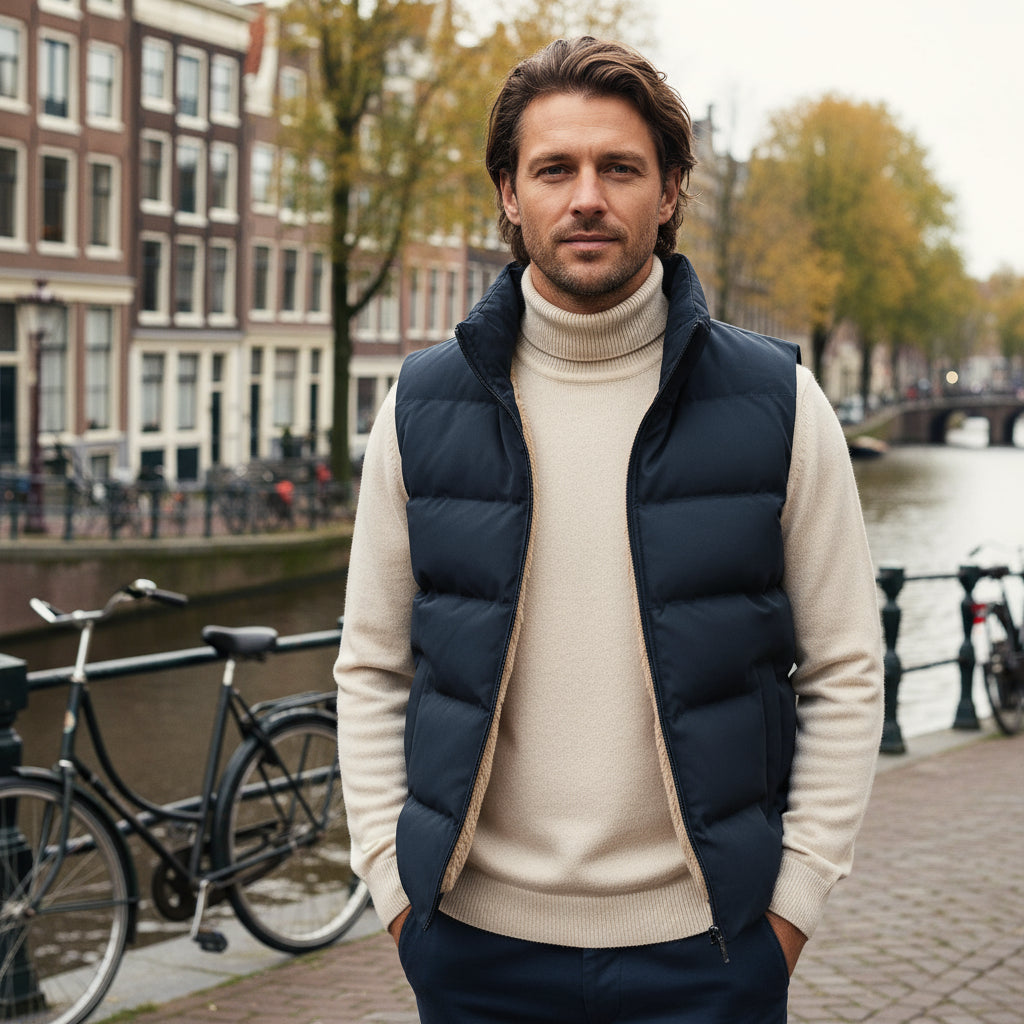 Luna – Dames Dubbelzijdige Bodywarmer | Stijlvolle Lamswol Look - 1