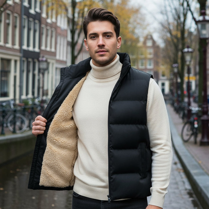 Luna – Dames Dubbelzijdige Bodywarmer | Stijlvolle Lamswol Look - 4