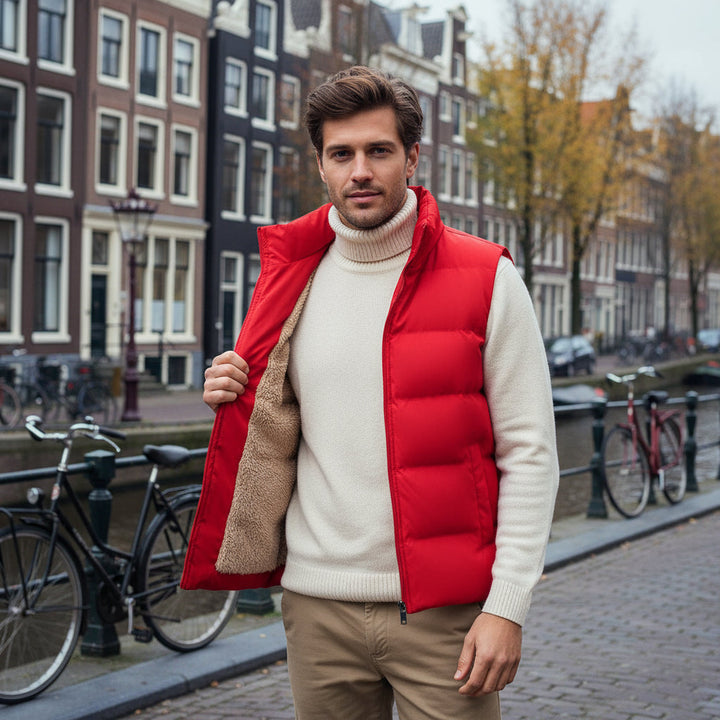 Luna – Dames Dubbelzijdige Bodywarmer | Stijlvolle Lamswol Look - 5